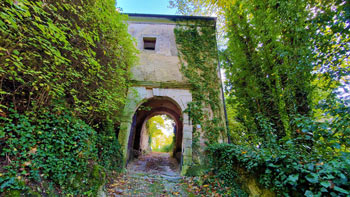 Izlet do gradu Bizeljsko nas vodi skozi vrata stražnega stolpa.