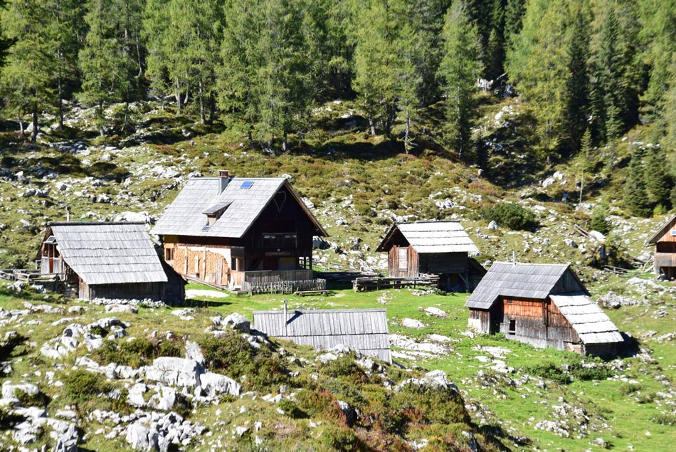 Planina Dedno polje se nahaja o osrčju Julijskih Alp na Fužinarskih planinah.