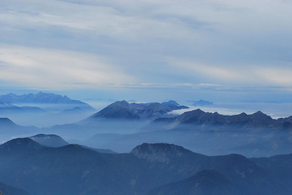 Skuta je drugi najvišji hrib v Kamniško-Savinjskih Alpah
