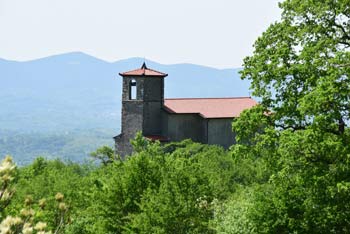 Sveta Lucija je romarska cerkvica pod bolj znano kapelico na pobočjih Trnovskega gozda.