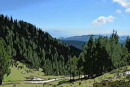 Blejska koča je priljubljena planinska postojanka na planini Lipanci.