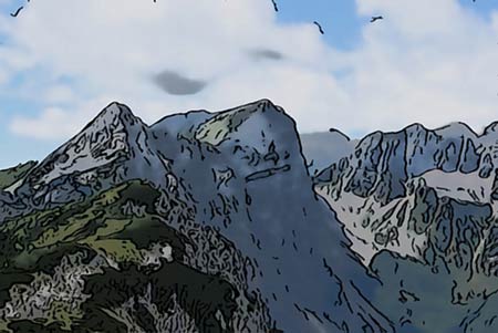 Mrežce so razgledna gora v Julijskih Alpah katere stene se prepadno spuščajo v dolino Krmo.