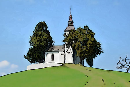 Sveti Tomaž nad Praprotnim je še ena izmed številnih gorenjskih cerkvic, ki so izjemno lepo vpete v okolje.