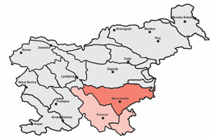 Povezava do izletov v južnem Ribniško-Kočevskem predelu Dolenjske.